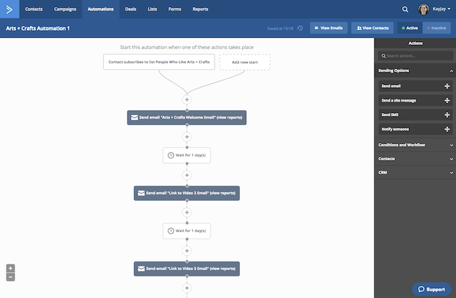 active-campaign marketing automation