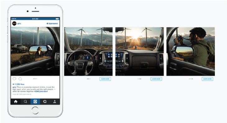 Instagram Carousel ads