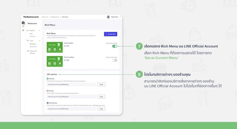 Linemyrestaurant09 4 ใช้เป็นทันที! แนะนำการใช้งาน Line MyRestaurant อย่างละเอียด