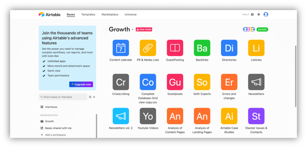 Airtable1 Airtable คืออะไร? ต่างจาก Spreadsheet ที่หลายคนคุ้นเคยอย่างไร?