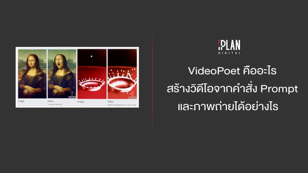 VideoPoet คืออะไร สร้างวิดีโอจากคำสั่ง Prompt และภาพถ่ายได้อย่างไร