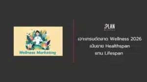 เจาะเทรนด์ตลาด Wellness 2026 เน้นขาย Healthspan แทน Lifespan
